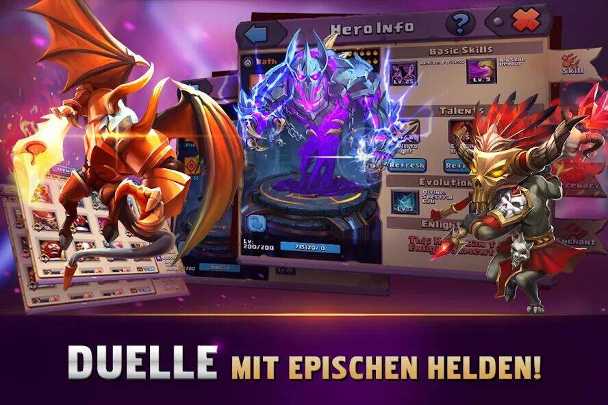 Скачать взломанную Clash of Lords 2: Ehrenkampf [Бесплатные покупки] MOD apk на Андроид