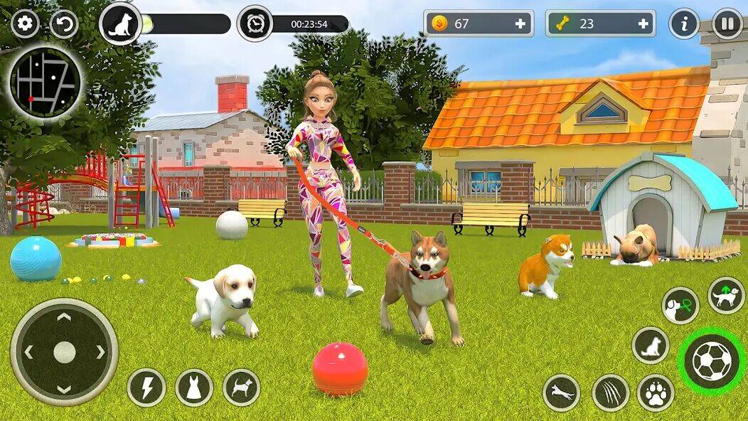 Скачать взломанную Симуляторы собак [Много денег] MOD apk на Андроид