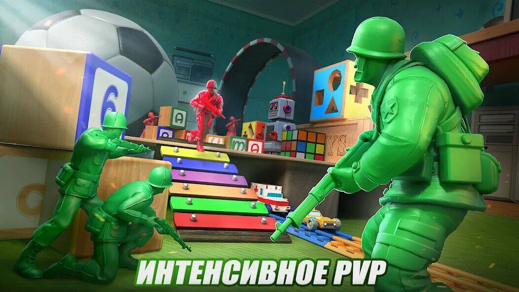 Скачать взломанную Army Men Warfare [Много монет] MOD apk на Андроид