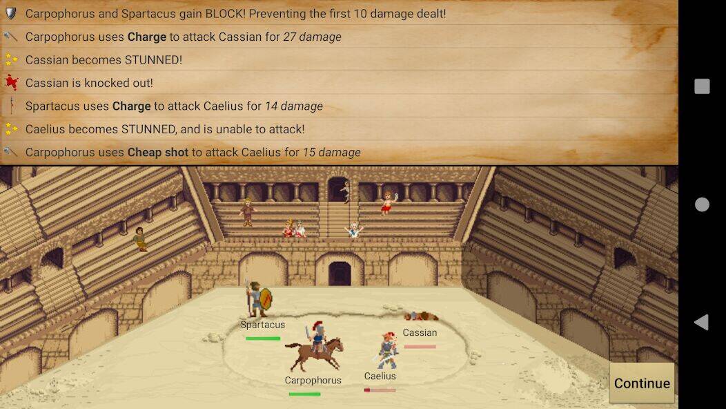 Скачать взломанную Gladiator manager [Бесплатные покупки] MOD apk на Андроид