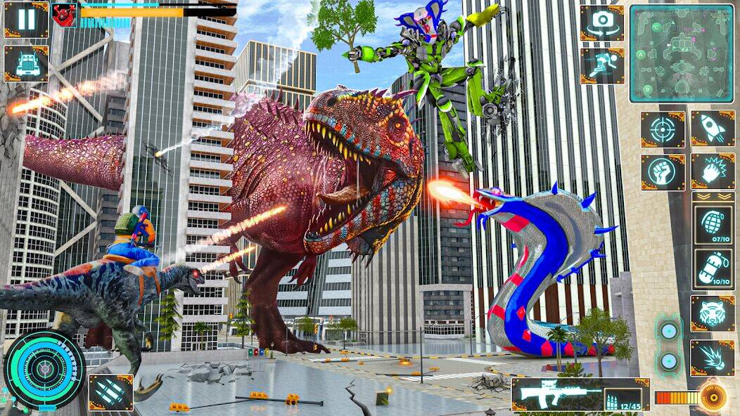 Скачать взломанную Snake Car Robot Transformation [Много денег] MOD apk на Андроид