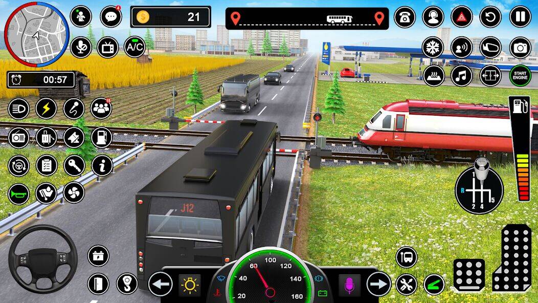 Скачать взломанную Симулятор городского автобуса [Много монет] MOD apk на Андроид