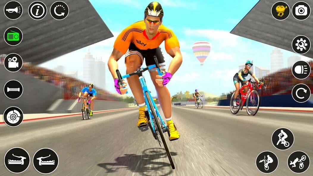 Скачать взломанную BMX Cycle Race 3d Cycle Games [Много денег] MOD apk на Андроид