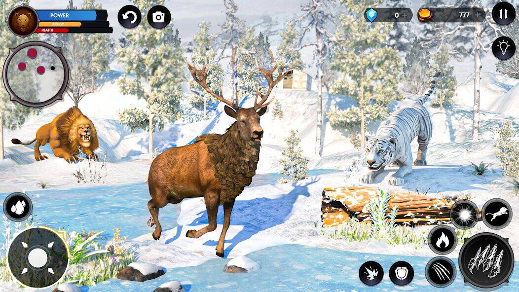 Скачать взломанную Симулятор Льва Игры Льва [Бесплатные покупки] MOD apk на Андроид