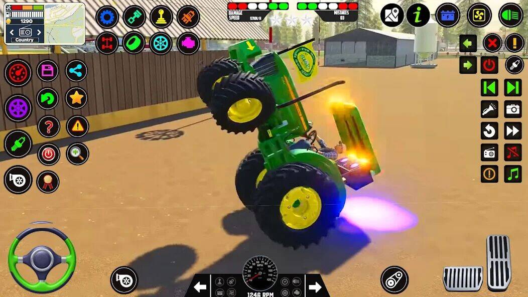 Скачать взломанную Тракторные фермерские игры 3D [Бесплатные покупки] MOD apk на Андроид