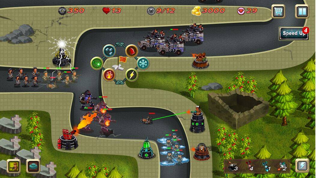 Скачать взломанную Alien TD Kingdom Rush [Много денег] MOD apk на Андроид