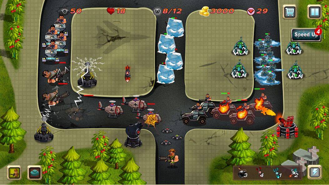 Скачать взломанную Alien TD Kingdom Rush [Много денег] MOD apk на Андроид