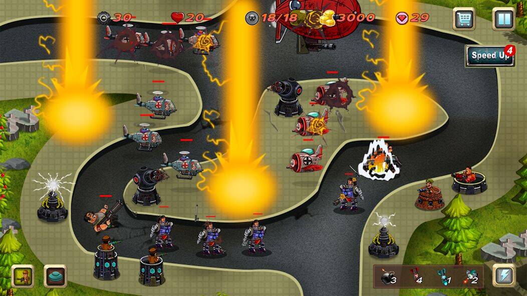 Скачать взломанную Alien TD Kingdom Rush [Много денег] MOD apk на Андроид