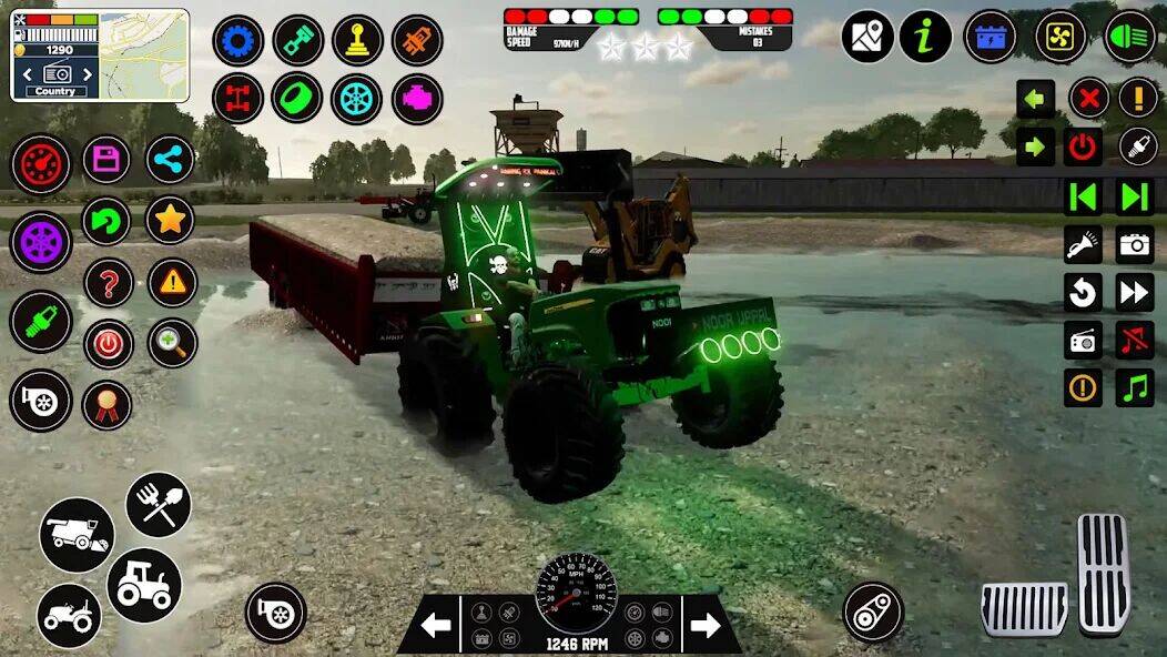 Скачать взломанную индийские тракторные игры [Много монет] MOD apk на Андроид