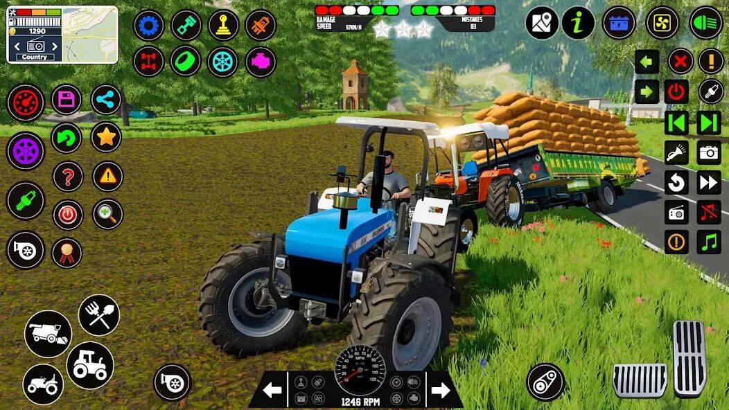 Скачать взломанную индийские тракторные игры [Много монет] MOD apk на Андроид