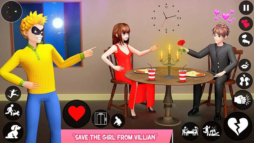 Скачать взломанную Save the Date 3D: Life Games [Мод меню] MOD apk на Андроид