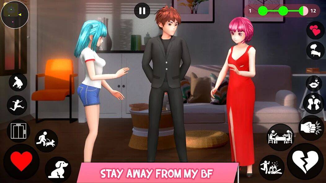 Скачать взломанную Save the Date 3D: Life Games [Мод меню] MOD apk на Андроид