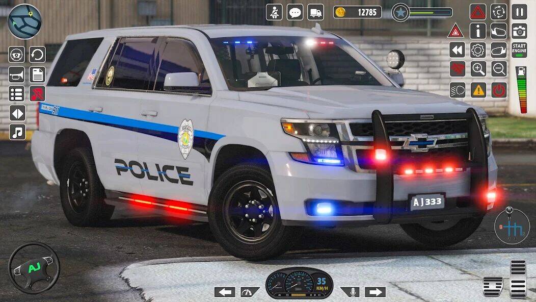 Скачать взломанную американский Полиция Машина Во [Мод меню] MOD apk на Андроид