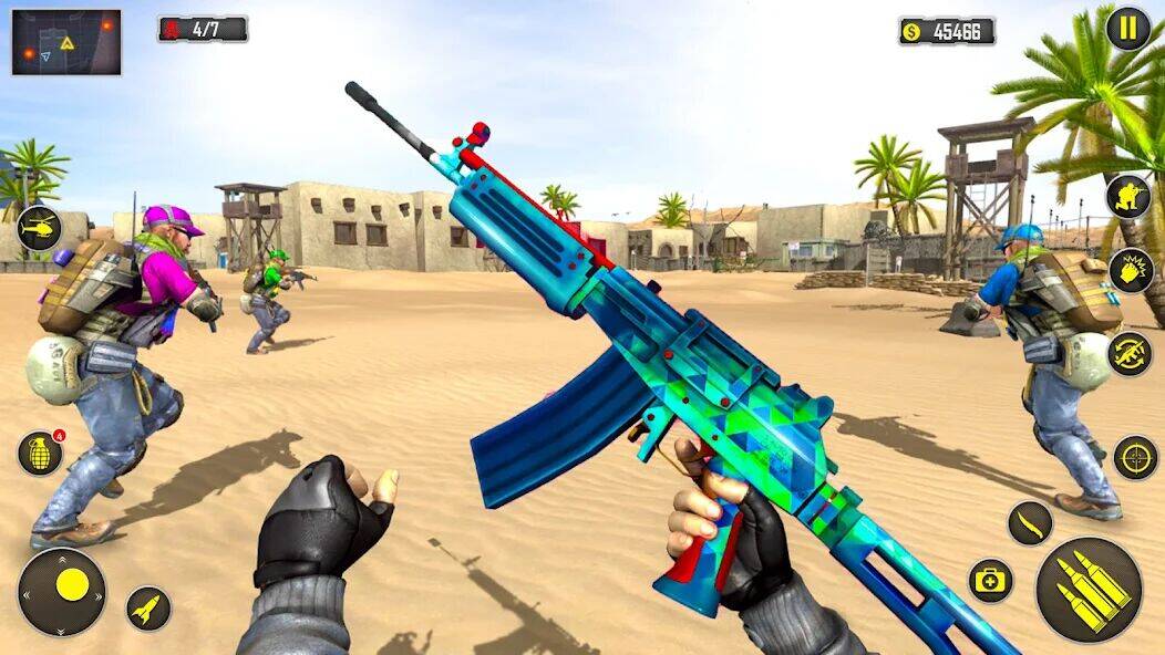 Скачать взломанную игры с оружием [Много денег] MOD apk на Андроид