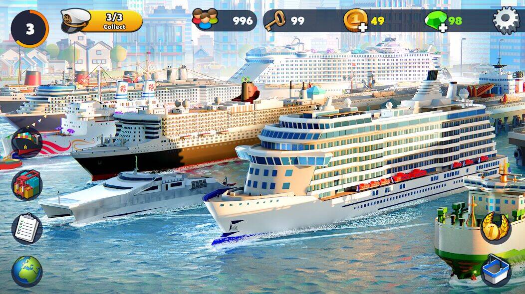 Скачать взломанную Port City: Судовой магнат [Много денег] MOD apk на Андроид