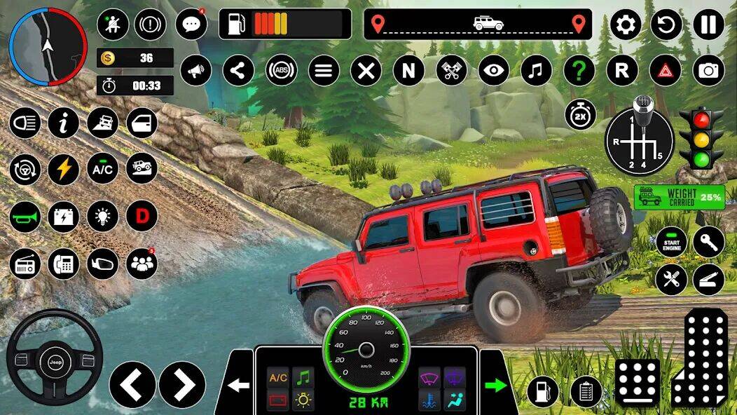 Скачать взломанную вождение джипа по бездорожью [Много денег] MOD apk на Андроид