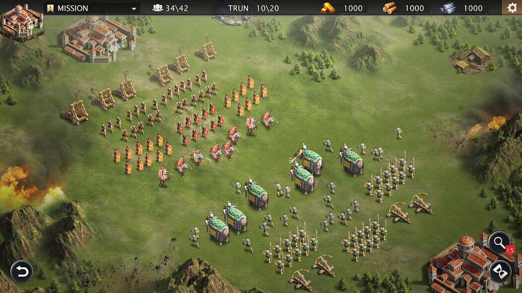 Скачать взломанную Grand War: Римские стратегии [Много монет] MOD apk на Андроид