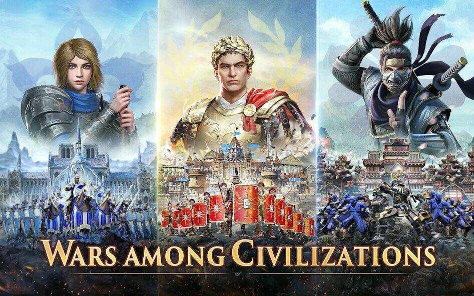 Скачать взломанную Warring Nations [Бесплатные покупки] MOD apk на Андроид