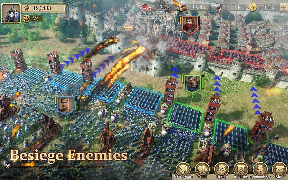 Скачать взломанную Warring Nations [Бесплатные покупки] MOD apk на Андроид