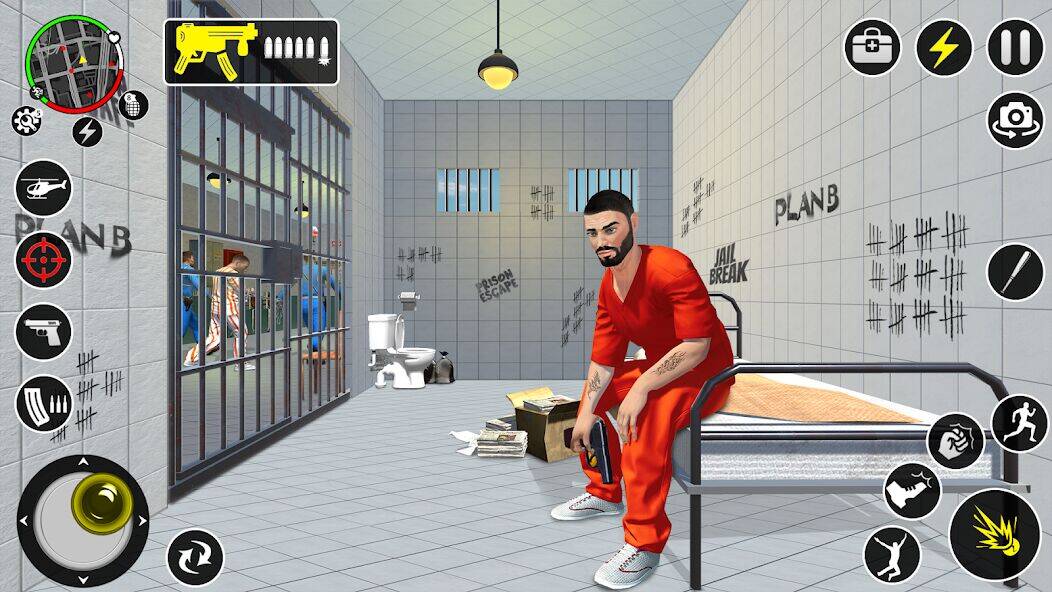 Скачать взломанную Grand Jailbreak Prison Escape [Бесплатные покупки] MOD apk на Андроид