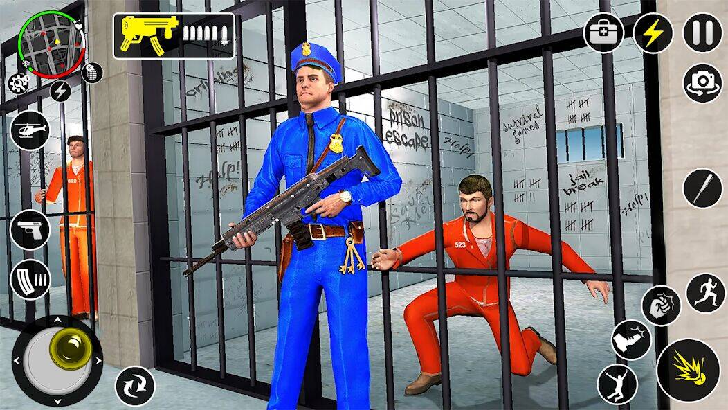 Скачать взломанную Grand Jailbreak Prison Escape [Бесплатные покупки] MOD apk на Андроид