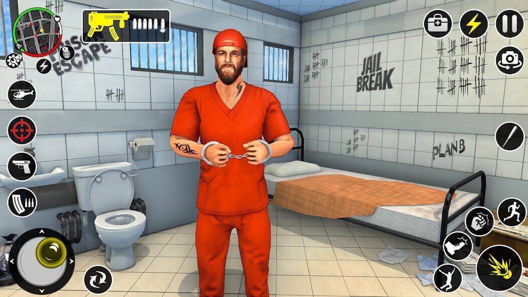 Скачать взломанную Grand Jailbreak Prison Escape [Бесплатные покупки] MOD apk на Андроид