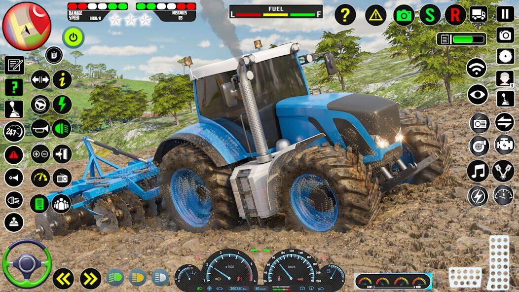 Скачать взломанную Реальный трактор ферма игра 3d [Много денег] MOD apk на Андроид