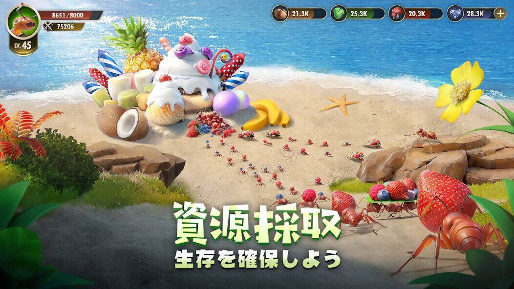 Скачать взломанную ザ・アンツ：アンダーグラウンド キングダム [Бесплатные покупки] MOD apk на Андроид