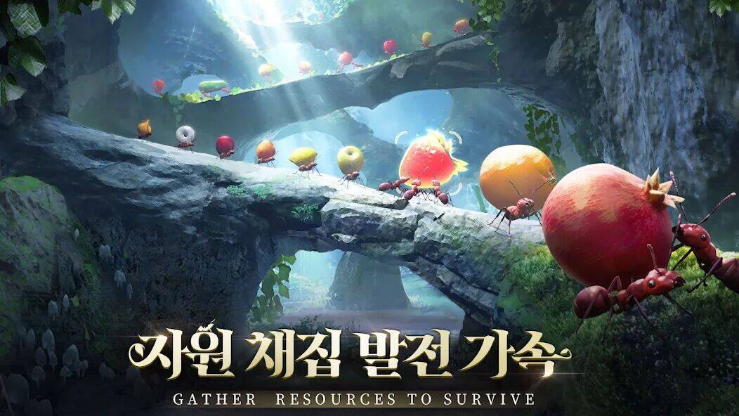 Скачать взломанную 디 앤츠: 언더그라운드 킹덤 [Много денег] MOD apk на Андроид