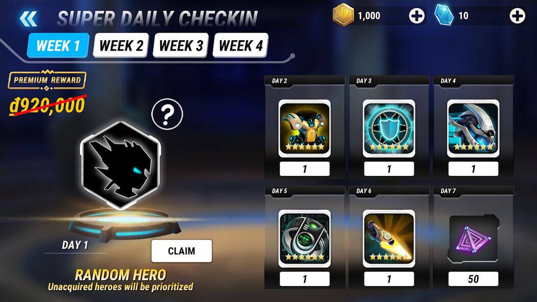 Скачать взломанную Heroes Infinity Premium [Много монет] MOD apk на Андроид