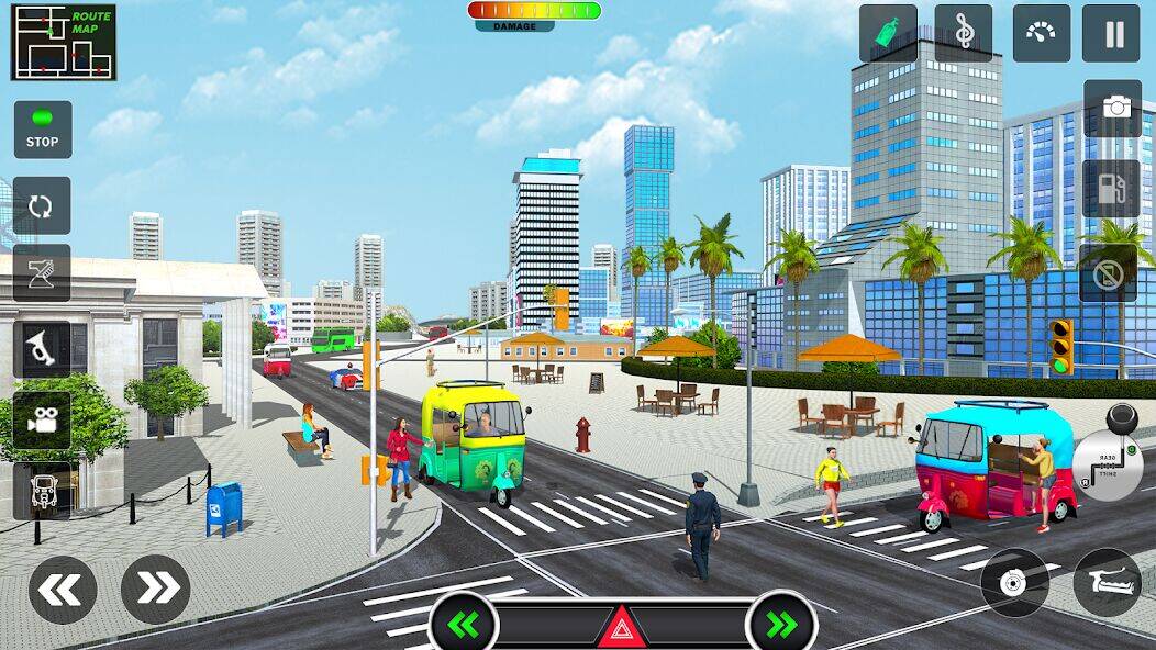 Скачать взломанную Tuk Tuk Auto Ricşa joc 3d [Много денег] MOD apk на Андроид