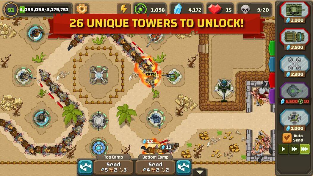 Скачать взломанную Ancient Allies Tower Defense [Бесплатные покупки] MOD apk на Андроид