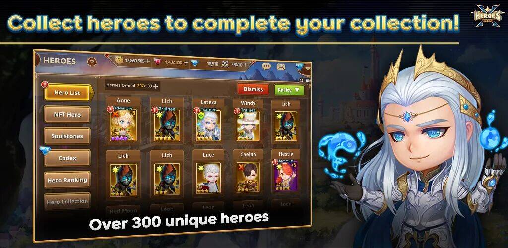 Скачать взломанную X Heroes: NFT War [Мод меню] MOD apk на Андроид