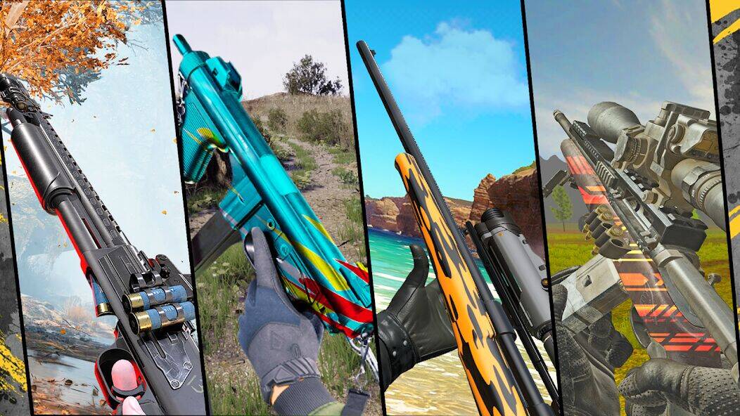 Скачать взломанную Wild Animal Hunting Gun Games [Много денег] MOD apk на Андроид