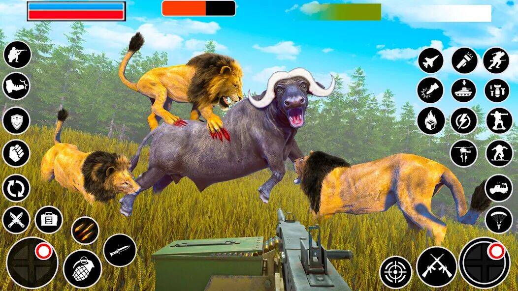 Скачать взломанную Wild Animal Hunting Gun Games [Много денег] MOD apk на Андроид