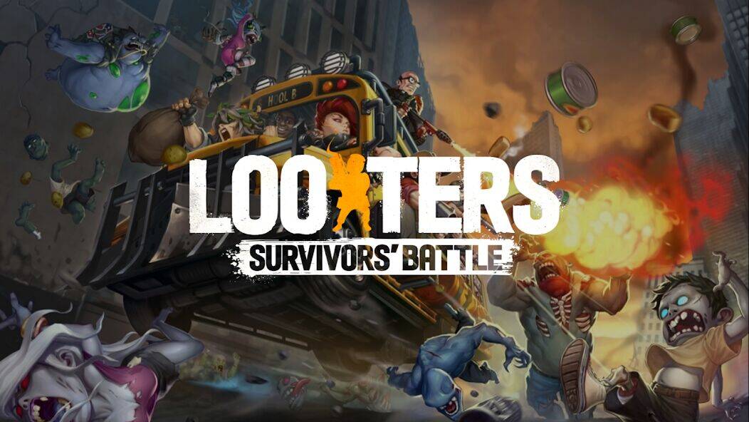 Скачать взломанную 루터스(LOOTERS): 좀비 전략 서바이벌 게임 [Много денег] MOD apk на Андроид