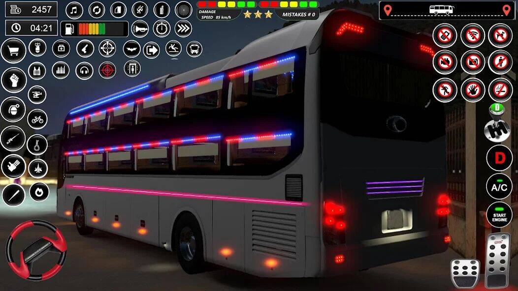 Скачать взломанную Bus Simulator 2022 Bus Game 3D [Много монет] MOD apk на Андроид