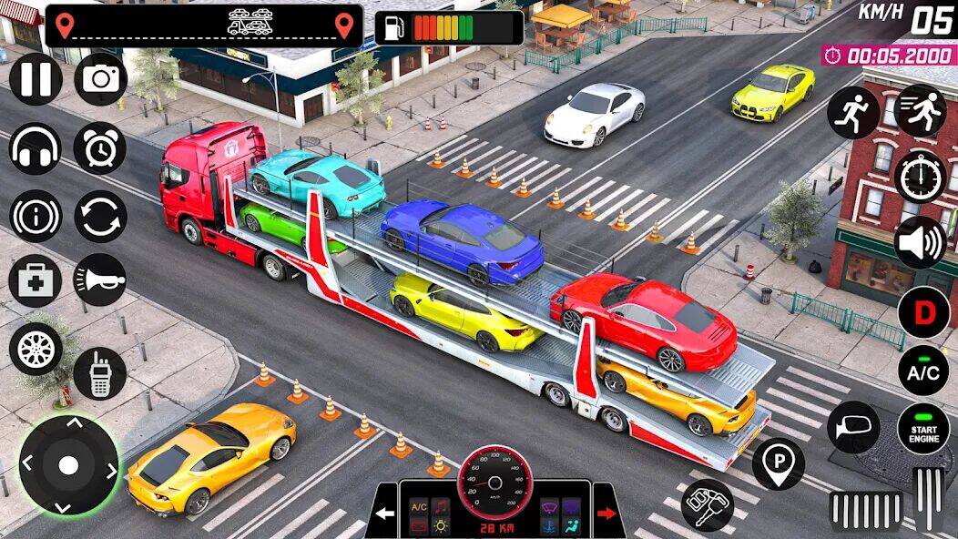 Скачать взломанную Transport Truck Game Car Games [Много денег] MOD apk на Андроид