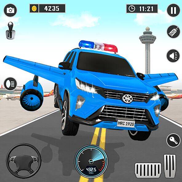 Скачать взломанную Летающий робот Прадо Игра [Бесплатные покупки] MOD apk на Андроид