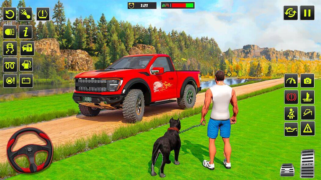 Скачать взломанную Драйв и гонка на внедорожнике [Много денег] MOD apk на Андроид