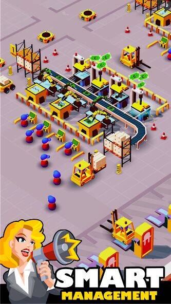 Скачать взломанную Smartphone Factory Idle Tycoon [Мод меню] MOD apk на Андроид