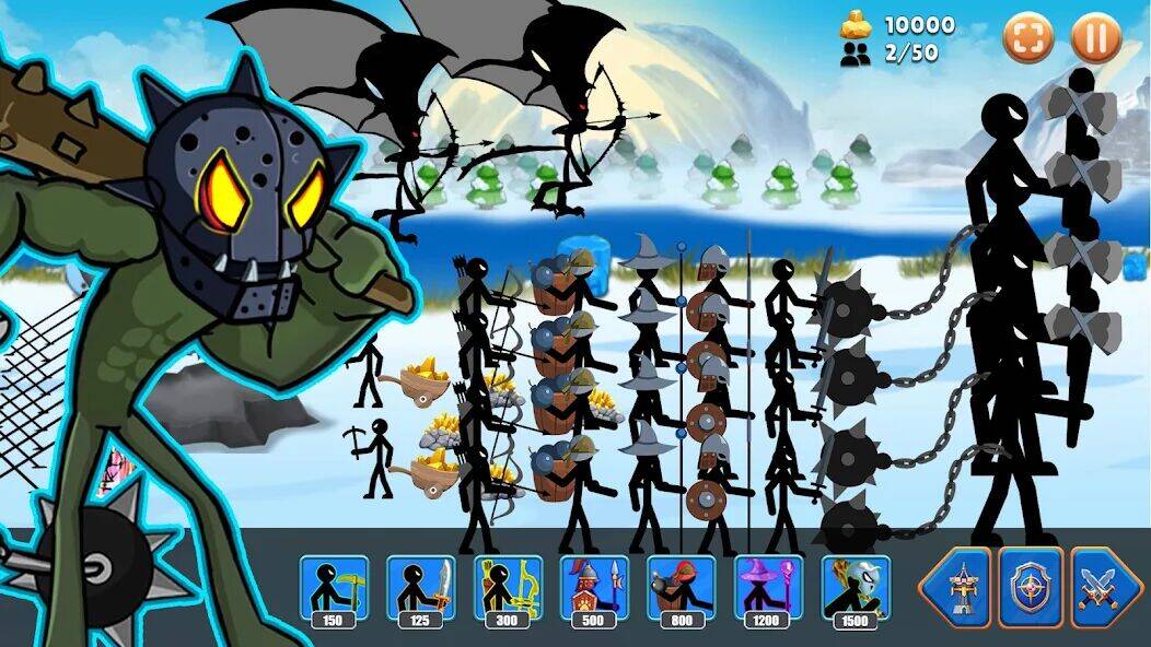 Скачать взломанную Stickman War : Clash of Stick [Много монет] MOD apk на Андроид