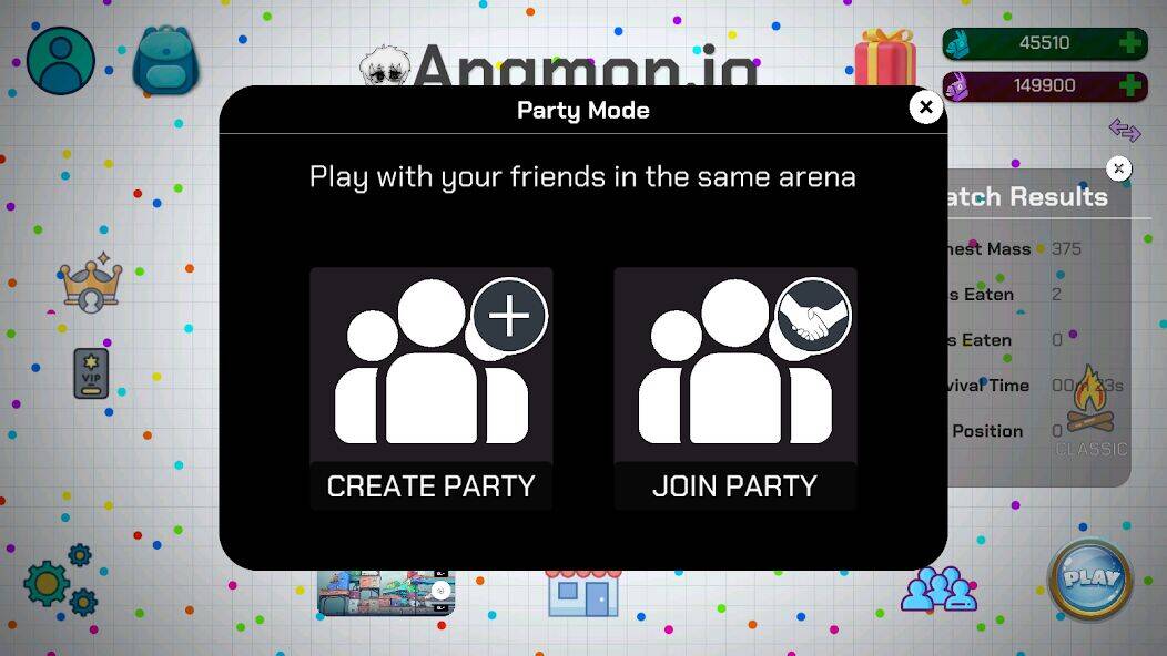 Скачать взломанную Angmon.io [Мод меню] MOD apk на Андроид