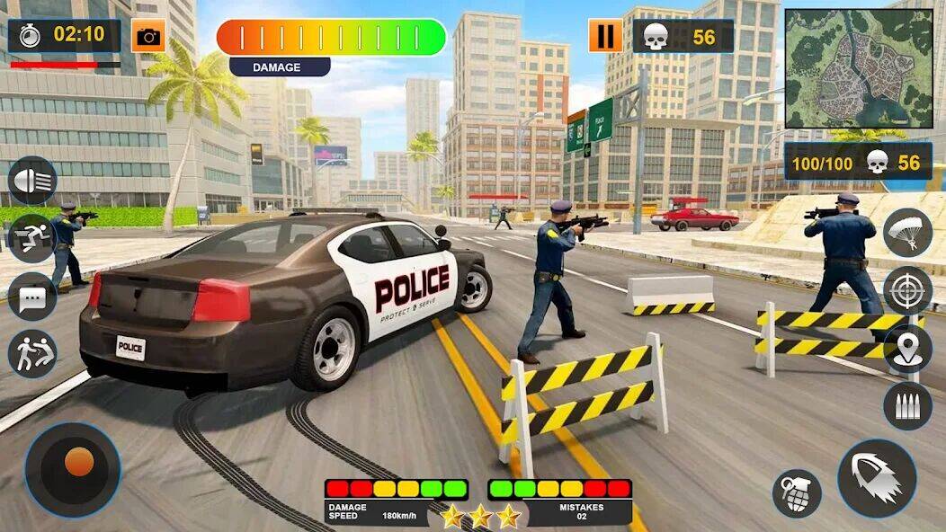 Скачать взломанную полиция Опс съемка игр оружием [Много монет] MOD apk на Андроид