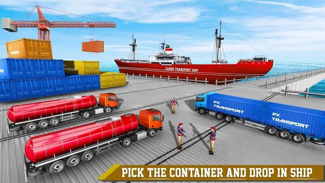 Скачать взломанную Cargo Transport Truck Driving [Мод меню] MOD apk на Андроид
