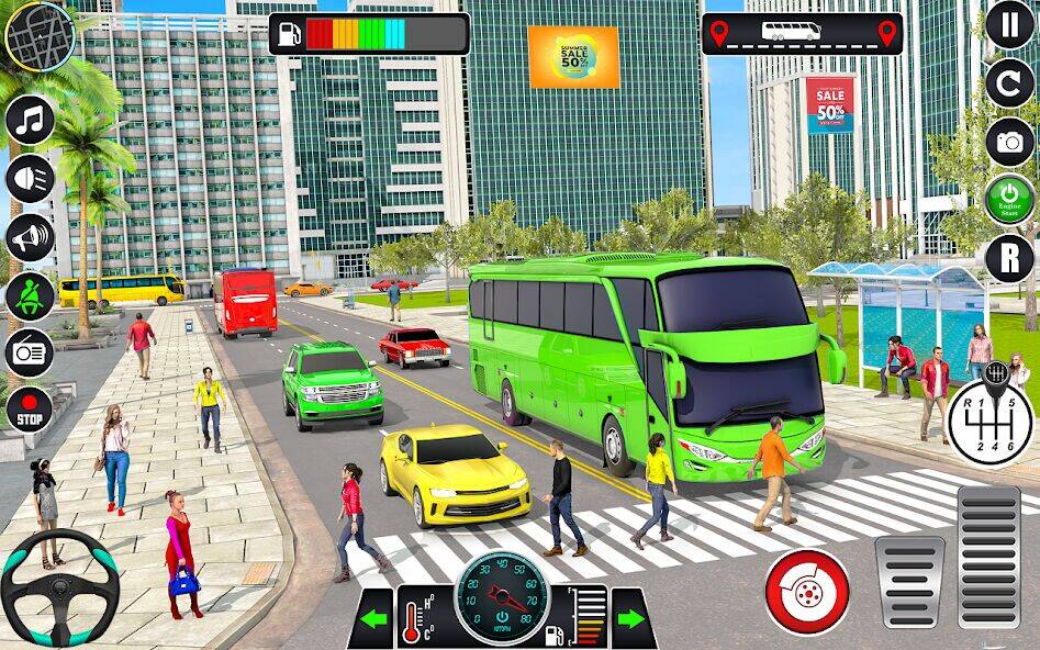 Скачать взломанную City Bus Simulator 3D Bus Game [Мод меню] MOD apk на Андроид