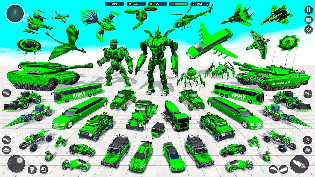 Скачать взломанную army tank robot transform game [Мод меню] MOD apk на Андроид