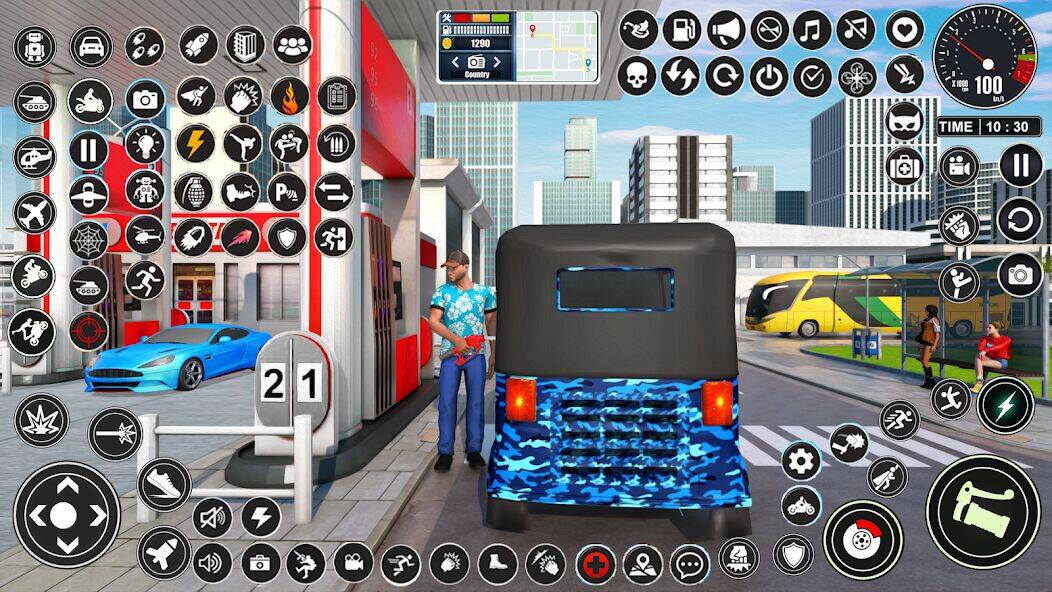 Скачать взломанную Tuk Tuk Auto Rickshaw Games 3D [Мод меню] MOD apk на Андроид