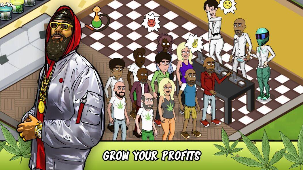 Скачать взломанную Weed City - Hemp Farm Tycoon [Бесплатные покупки] MOD apk на Андроид