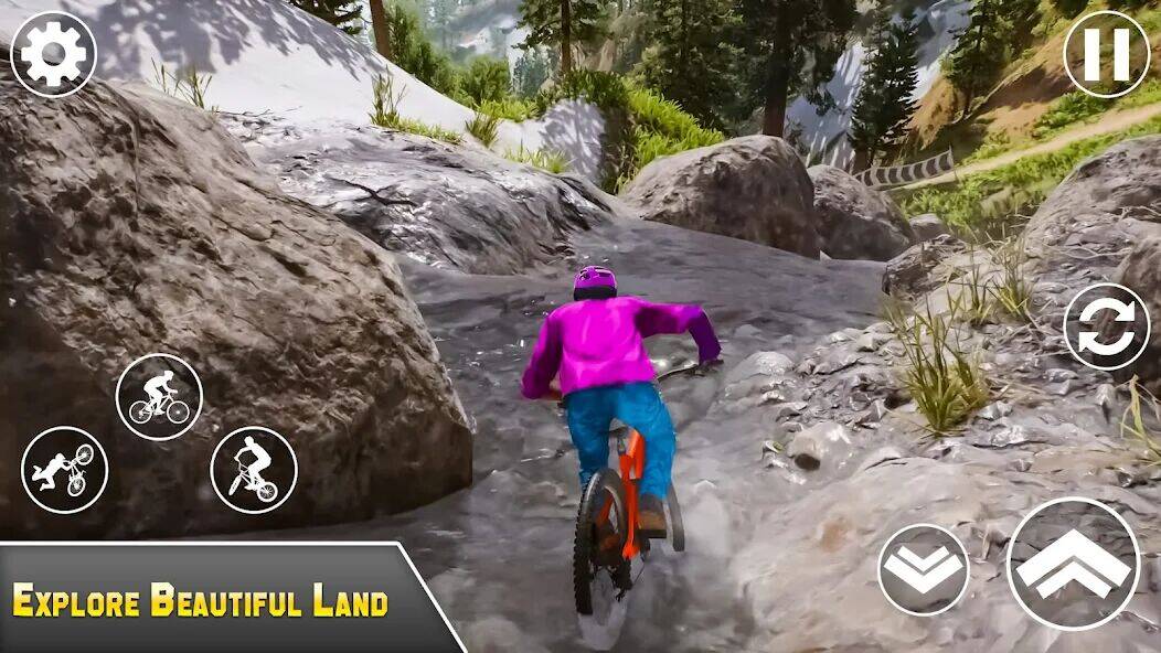 Скачать взломанную Велосипедные игры BMX для безд [Много денег] MOD apk на Андроид